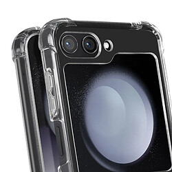 Avizar Coque pour Samsung Galaxy Z Flip 5 Rigide Coins Renforcés Antichoc Transparent pas cher