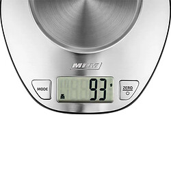 Balance de Cuisine Numérique à Bol Amovible Acier Inoxydable, Précision, 5 Kg, , , MPM, MWK-05M