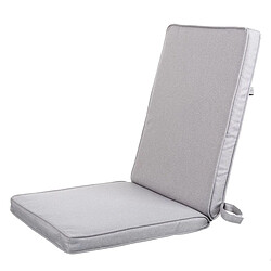 BigBuy Outdoor Coussin de chaise Gris 123 x 48 x 4 cm