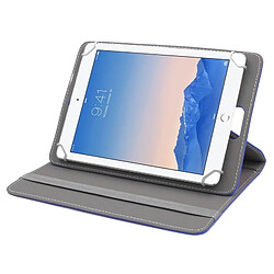 Acheter Wewoo Housse Étui bleu foncé pour Asus ZenPad 10 Z300C, Huawei MediaPad M2 10.0-A01W, Cube IWORK10 10 pouce Tablettes En Cuir Crazy Horse Texture 360 Degrés Rotation de Protection Shell avec Support