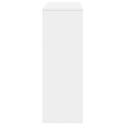 Acheter vidaXL Cloison de séparation blanc 100x33x94,5 cm bois d'ingénierie