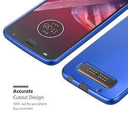 Cadorabo Coque Motorola MOTO Z2 PLAY / Z2 FORCE Etui en Bleu pas cher