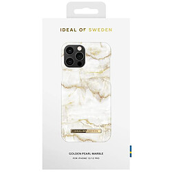 Avis iDeal of Sweden Etui pour iPhone 12 12 Pro - marbre de perle dorée