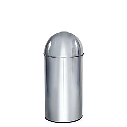 Avis Poubelle à poussoir / Poubelle automatique PUSH 35L chrome hjh OFFICE