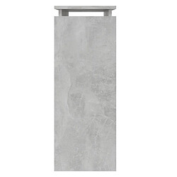 Acheter vidaXL Table console Gris béton 80x30x80 cm Aggloméré