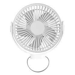 Universal Ventilateur de plafond USB rechargeable 4000mAh 4 chambres de combustion Lustre pour tente de camping Home | Gadget USB (blanc)