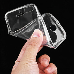 Wewoo Coque Transparent pour iPhone 5 & 5s & SE 0.75mm Double-face Ultra-mince TPU Cas de Protection pas cher