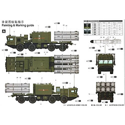 Trumpeter Maquette Véhicule Russian 3s60 Launcher Of 3k60 Bal/bal-elex Coastal Missile Complex pas cher