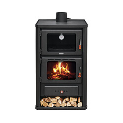 Interstoves Cuisinière à bois FG - Acier - Noir