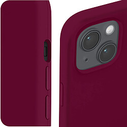 Acheter Avizar Coque pour iPhone 15 Plus Semi-rigide Soft-touch Fast Cover Lie de vin