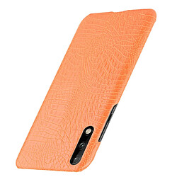 Avis Wewoo Coque Rigide Pour Huawei Enjoy 10s Antichoc Crocodile Texture PC + PU Case Orange