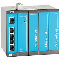 Insys Microelectronics MRX5 LAN Routeur connecté Fast Ethernet Bleu, Gris