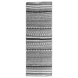 vidaXL Tapis d'extérieur Noir 80x250 cm PP