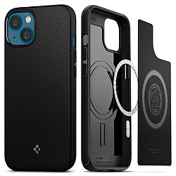 Spigen Sgp Spigen Mag Armor Coque Compatible avec iPhone 13 Mini - Noir Mat