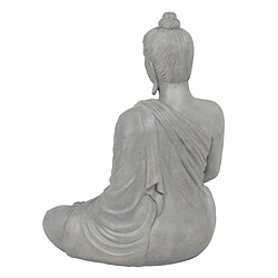 Avis BigBuy Home Sculpture Buda Gris 46,3 x 34,5 x 61,5 cm