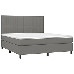 Avis Sommier à lattes,Cadre à lattes de lit et matelas et LED pour Adulte Gris foncé 160x200 cm -MN24302