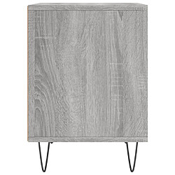 Maison Chic Table de chevet, Table de Nuit pour chambre salon sonoma gris 40x35x50 cm bois d’ingénierie pas cher