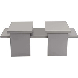 Avis Hanah Home Table basse en aggloméré 110 x 45 x 41,4 cm Sanctuary gris.