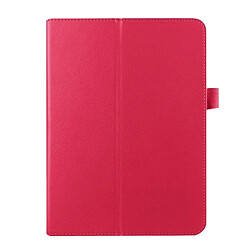 Wewoo Housse Étui Magenta pour Samsung Galaxy Tab S2 9.7 / T815 Litchi Texture Horizontal Flip couleur solide Smart Case en cuir avec deux pliage titulaire & Fonction Sleep / Wake-up