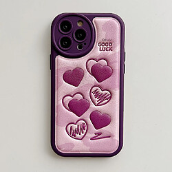 General Coque Compatible Iphone 14 Motif Coeur Mignon Motif Créatif, Coque Iphone Ultra-Mince Antichoc en TPU Souple pour Filles Garçons, Protection Parfaite pour Votre Téléphone Mobile