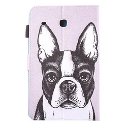 Avis Wewoo Housse Étui pour Samsung Galaxy Tab E 8.0 / T377 beau dessin animé BullChien motif horizontal en cuir flip avec support et Slots de cartes Pen Slot