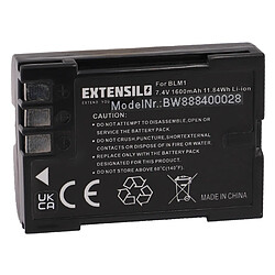 Vhbw EXTENSILO 3x Batteries compatible avec Olympus Camedia C-8080 wide Zoom appareil photo, reflex numérique (1600mAh, 7,4V, Li-ion)