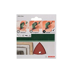 BOSCH Accessoires - abrasifs delta auto -agrippant 105/g240/6trous