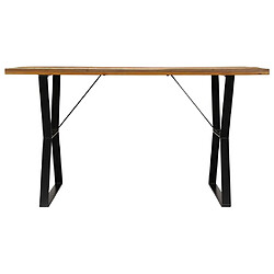 Maison Chic Table de salle à manger,Table à dîner 140x80x76cm Bois de récupération massif -GKD95607