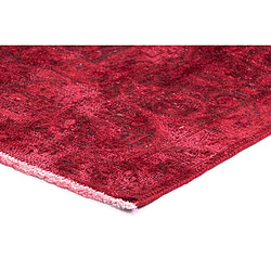 Vidal Tapis de laine 287x192 rouge Vintage Royal pas cher