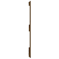 Acheter vidaXL Tête de lit murale Marron miel 166x3x90 cm Bois massif de pin