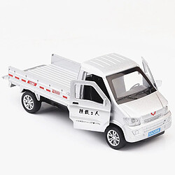 Avis Universal 1: 32 Wuling China Mini Truck modèle de voiture en alliage avec son et lumière, tirer en arrière pour l'éducation des enfants 3 portes jouets de voiture en métal pour les enfants(blanche)