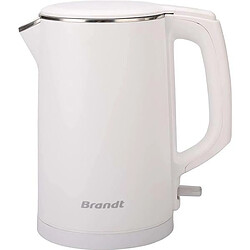 Bouilloire sans fil 1.5l 2150w blanc - BO1518CTW - BRANDT