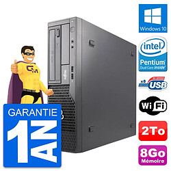 PC Fujitsu Esprimo E500 DT Intel G630 RAM 8Go Disque Dur 2To Windows 10 Wifi - Occasion