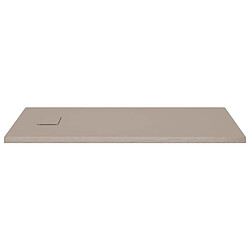 Acheter vidaXL Receveur de douche SMC Marron 120x70 cm