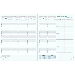 Agenda Exacompta Horizons 22 Classique semainier - année 2022 - 18,5 x 22,5 cm noir