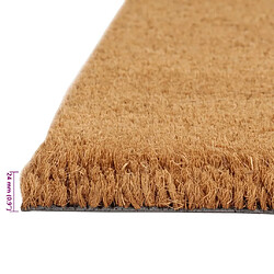 Acheter vidaXL Tapis de porte naturel 40x60 cm fibre de coco touffeté