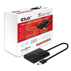 Club 3D CLUB3D USB A to HDMI™ 2.0 Dual Monitor 4K 60Hz