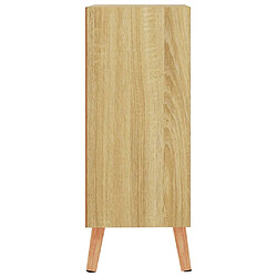 Avis vidaXL Buffet chêne sonoma 60x30x72 cm bois d'ingénierie