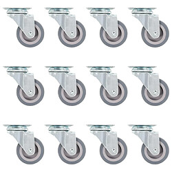 vidaXL 96 pcs Roulettes pivotantes 50 mm