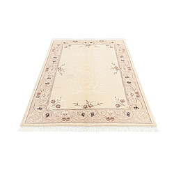 Avis Vidal Tapis de laine 188x122 beige Darya