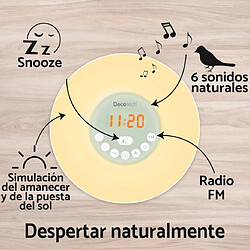 Lexibook Radio Réveil Simulateur d’Aube Decotech