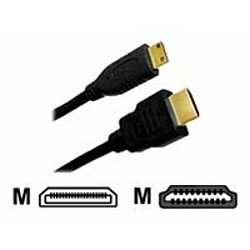 JouJye HDMI à Mini HDMI 1.3c câble connecteur plaqué A / C Compatible HDCP 1m Import Allemagne