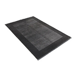 Vidal Tapis de laine 178x122 noir Darya