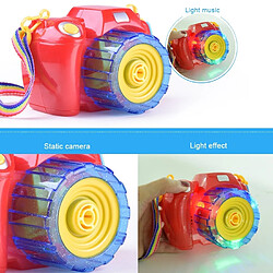 Acheter Wewoo Jeux Jouets La machine électrique de bulle de jouet de clignotant en forme de caméra électrique, livraison aléatoire de couleur, liquide de non inclus