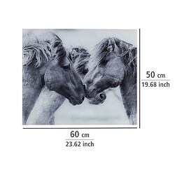 Avis WENKO Fond de hotte en verre trempé chevaux sauvages - Longueur 60 cm x Largeur 50 cm