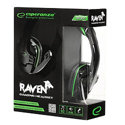 Acheter Casques avec Microphone Esperanza EGH310G Vert Noir