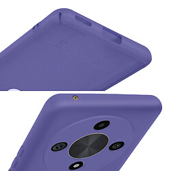 Avizar Coque pour Honor Magic 6 Lite 5G Semi-rigide Soft-touch Anti-traces Violet pas cher