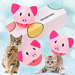 3 Pcs/Set Pet for Cat Dog Teaser Peluche Ball with Bell Handmade Funny Kitten Puppy Interactive Toys Gifts