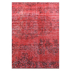 Vidal Tapis de laine 295x170 rouge Ultra Vintage pas cher