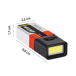 VELAMP SNICKER : Lampe torche LED COB 50 lumens avec pile 9V